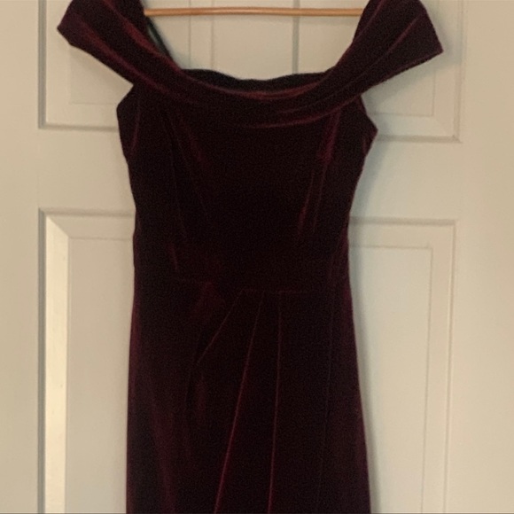 WORN ONCE — BHLDN Edison Velvet Dress Size 2 - Picture 6 of 7